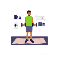 Treinoemcasa Sticker by Bodytech Company