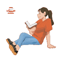 Literasi Sticker by Gramedia Pustaka Utama