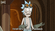 Hungry Rick And Morty GIF by Adult Swim