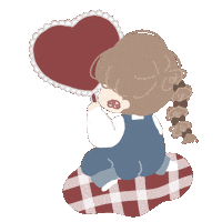 赤 Love Sticker