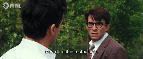 Men Do Eat In Restaurants 