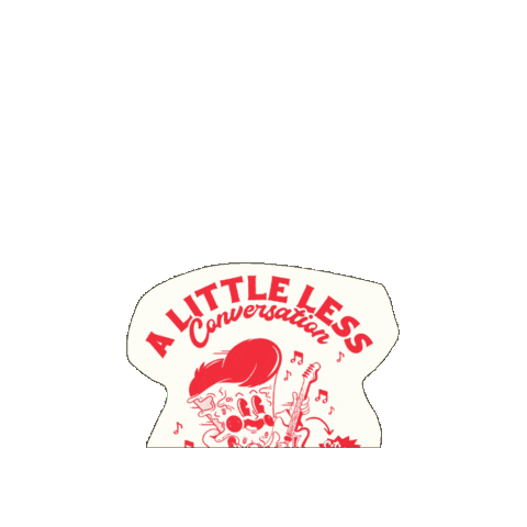 Elvis Please Sticker by Papi's Munchies Pizza