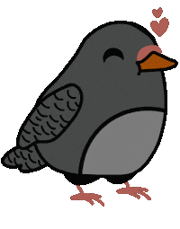 Bird Pigeon Sticker by mahoniemoni