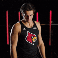 Track Field Go Cards GIF by Louisville Cardinals