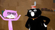 Shaking Listen Up GIF by Kitty Is Not A Cat