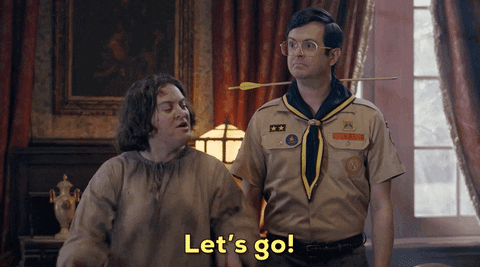 Lets Go Reaction GIF by CBS