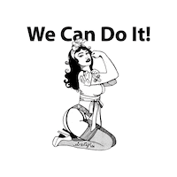 Happy Black And White Sticker