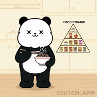 Panda Foodie GIF by Kanpai Pandas