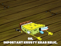 season 7 buried in time GIF by SpongeBob SquarePants