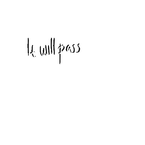Pass Will Sticker