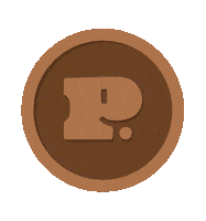 Bronze Medal Coin Sticker by Petz