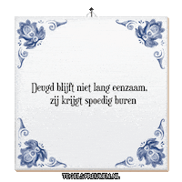 Wijsheid Troost Sticker by Tegelspreuken.nl