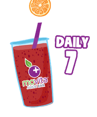 movitajuicebar stay healthy only good stuff movita juice bar movita daily 7 Sticker