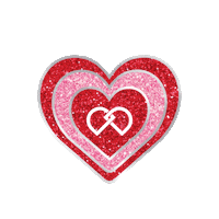 Heart Valentines Sticker by Daleyza + Dalary