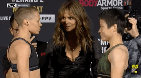 Halle Berry Sport GIF by UFC