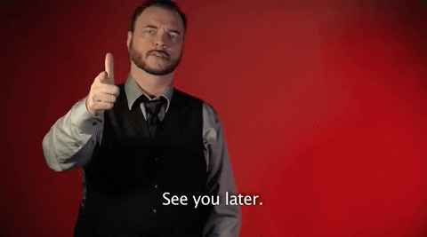 see you later GIF by Sign with Robert