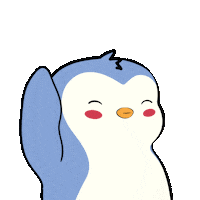 pudgypenguins cute hello hi bye Sticker