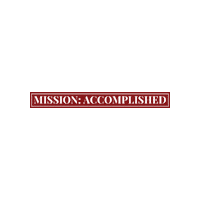 Closing Mission Accomplished Sticker by Elliott Realty Group
