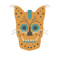 GabrielRivera_PerroViento art mexico mask scream Sticker