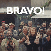 WaitroseAndPartners christmas yay clapping bravo GIF
