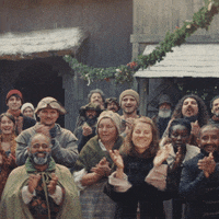 WaitroseAndPartners christmas yay clapping bravo GIF