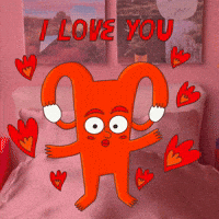 I Love You Hug GIF by justynagreen