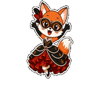 Fox Jumping Sticker by IQI Concept