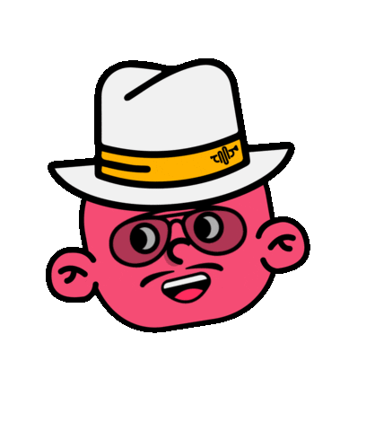 Hat Salsa Sticker by Disetti Playlist