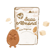 Milk Almond Sticker