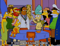 popping out marge simpson GIF