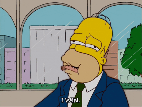 happy homer simpson GIF