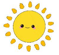 Happy Sun Sticker