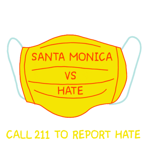 Speak Out Los Angeles Sticker by LA vs. Hate