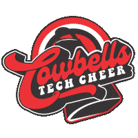 tumbletech techcheer cowbells tech cheer tech cheer cowbells Sticker