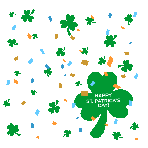 St Patricks Day Confetti Sticker by InterNations