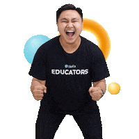 SkollaOnline education scream fighting semangat Sticker