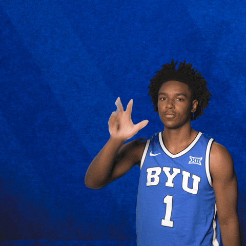 Byu Basketball Celebration GIF by BYU Cougars