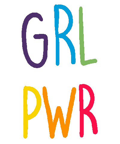 Happy Women Power Sticker