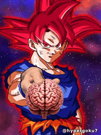 Dragon Ball Brain GIF