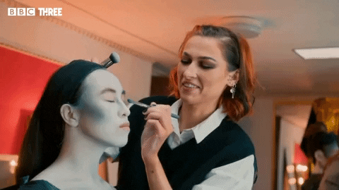 Glow Up Make-Up GIF by BBC Three