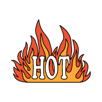 Fire As Is Sticker by BuzzFeed
