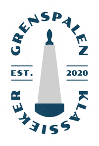 Grenspalenklassieker klassieker toertocht grenspaal elkepaalheeftzijnverhaal Sticker