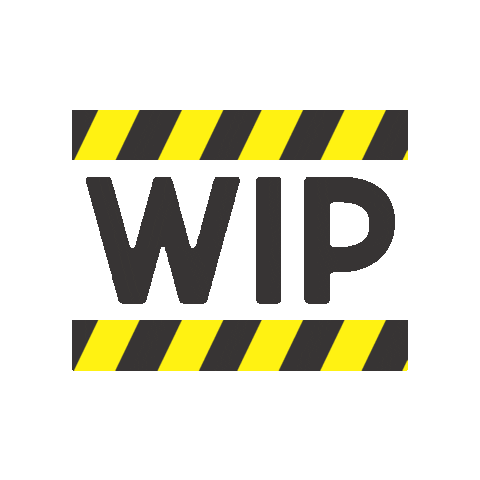 Work In Progress Sticker by 615 Collection