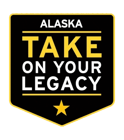 Alaska Sticker by Kouros Bartel