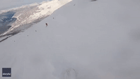 Good Samaritans Rush to Dig Out Snowboarders Buried in Avalanche