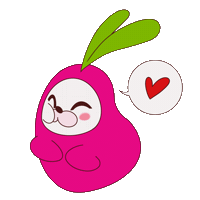 Heart Eat Sticker