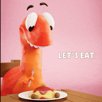Lets Eat Hype GIF by Claynosaurz