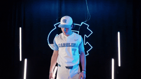 North Carolina Baseball GIF by UNC Tar Heels