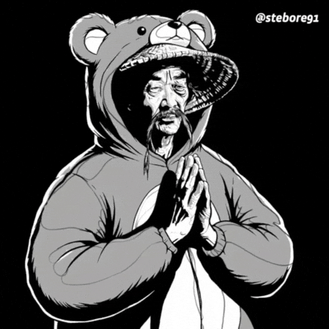 Teddy Bear Character GIF