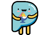 Hungry Food Sticker by Partipost